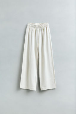 HEAVY WEIGHT WIDE-LEG TROUSERS - Zara фото 4