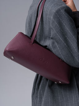 Кожаная сумка Raduy DBR 31127 бордовое вино фото 3