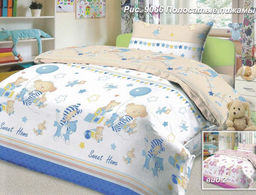 Детское белье - Бязь Люкс Полосатые пижамы вид 1 1,5-спальный - Luteks фото 2