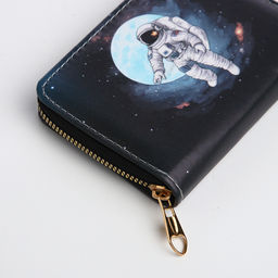 Кошелёк детский на молнии Выбражулька, тёмно-синий