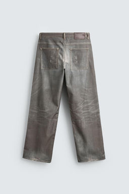 PRINTED BAGGY FIT JEANS - Zara фото 8