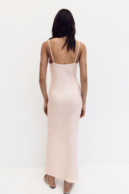 Vestido de tirantes finos con escote drapeado - H&m фото 4