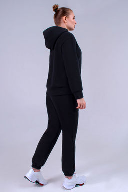 Арт. 2907 Костюм женский с начесом 44-52 (5 шт) Цвет:верх-черный,низ-черный - Калинка фото 15