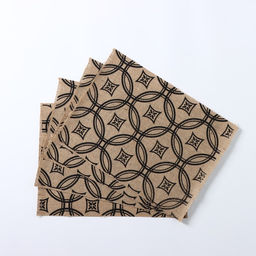 Набор салфеток сервировочных на стол Доляна Капия, 4 шт, 4030 см, цвет бежевый