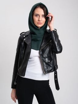 Капор трикотажный малахит, капюшон - Yollochka фото 3