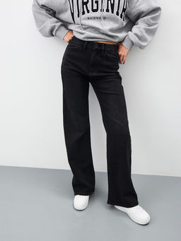 Женские Джинсы Утепленные WIDE LEG - Mossmore фото 12