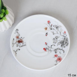 Блюдце / GB220/12 (7318) /уп 8/ Серый кустик