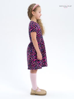 Платье Лето фуксия лео - Sovalina фото 9