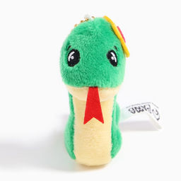 Мягкая игрушка Змея, с цветком, на подвесе, 8 см, цвет МИКС - Simaland фото 3