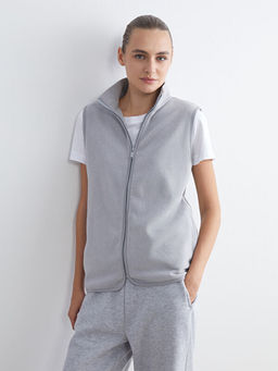 Dik Yaka Kad?n Polar Yelek