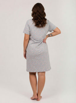 Туника женская кулирка "ДЖУС" КРУПНЫЙ ГОРОХ