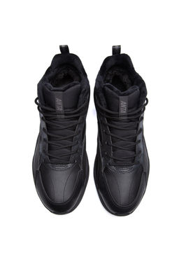 Кроссовки повседневные утепленные Черный/Серый