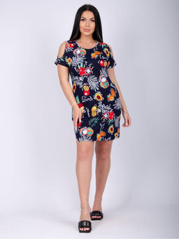 Туника "Фантазия" фрукты, трикотаж