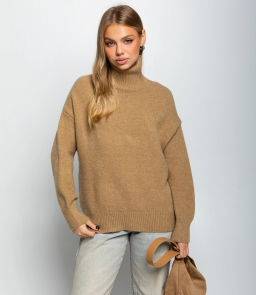 Свитер #КТ2587 (1), светлый хаки