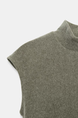 TOP SOFT CUELLO ALTO / Verde Oliva - Zara фото 9
