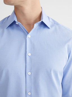 Slim Fit Desenli Gabardin Erkek G?mlek