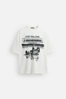 POST MALONE GRAPHIC T-SHIRT - Zara фото 15
