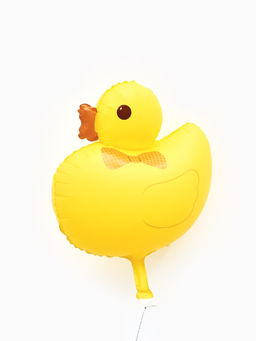 Цена за 2 шт. Воздушный шар фольгированный 26" "Уточка" цвет желтый