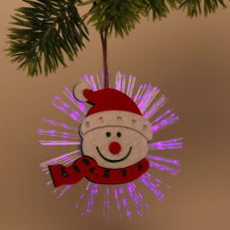 Цена за 2 шт. Сувенир с подсветкой "Снеговик в колпачке" 10 см