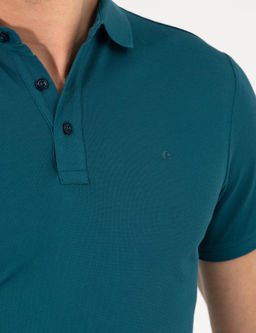 Z_mr_t Polo Yaka Slim Fit Basic Merserize T-shirt