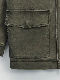 Куртка с контрастным воротником / Zarina  фото 4