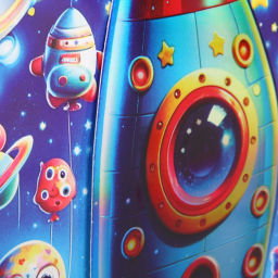 Пакет подарочный "Другая планета" 31*42*12 см