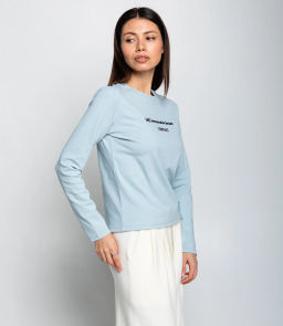 Лонгслив #КТ8923 (3), голубой - Dommod фото 2