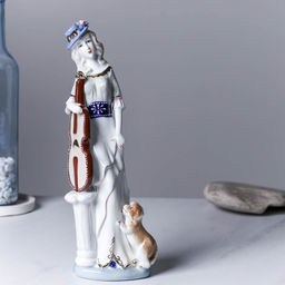 Статуэтка Дама музыкант 30 см / 150304 /уп 24/ - ГалеонТрейд фото 2