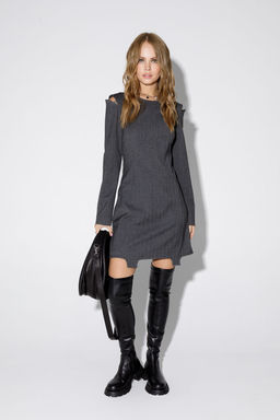 Платье Pirs 4771 серый 2