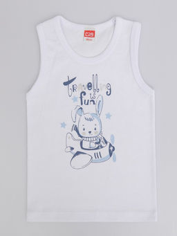 CRB wear/CWNB 20068-20 Майка для мальчика,белый/Ex.Cherubino