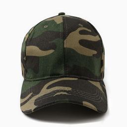 Кепка мужская MINAKU «Камуфляж», размер 58, 100% хлопок, хаки