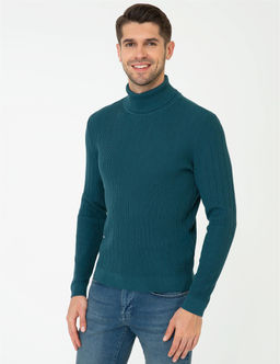 Mavi Slim Fit Bal_k__ Yaka Triko Kazak - Pierre cardin фото 3