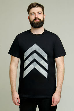 Арт. 61117 Футболка мужская 48-58 (6 шт) Цвет:черный - Идеал фото 4