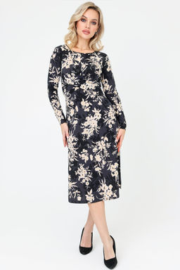 Платье женское 6094/01/Черно-белый - Rise фото 2