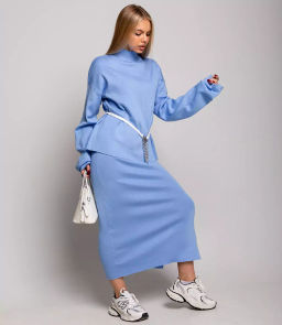 Костюм #КТ8249, голубой