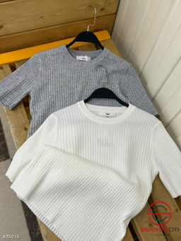 Футболка женская однотонная