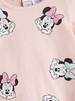 Minnie Mouse Bask?l? K?z ?ocuk Pijama Tak?m