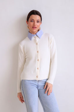 Martichelli Кардиган вязаный с рубашечным воротничком  фото 2