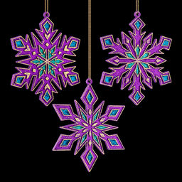 Цена за 1 шт. Украшение ErichKrause Decor Снежинка магическая 13см