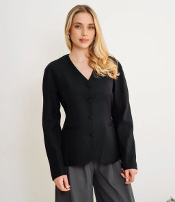 Жакет #КТ2905 (1), чёрный