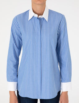 Mavi Comfort Fit Uzun Kollu G_mlek - Pierre cardin фото 6