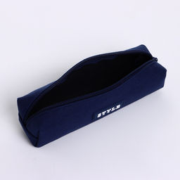 Косметичка-пенал на молнии Style, синяя - Simaland фото 3