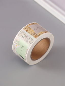 Цена за 2 шт. Наклейка бумага Цветочная рамка, 3?5 см, 200 шт. в рулоне