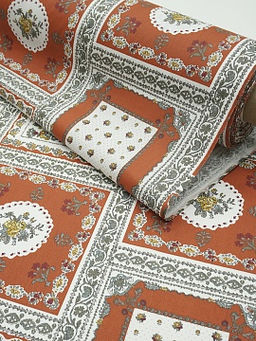 Сатин Асмина цв.т.оранжево-коричневый, ш.1.6м, хлопок-100%, 110гр/м.кв