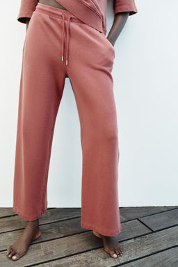 FADED WIDE-LEG TROUSERS - Zara фото 18