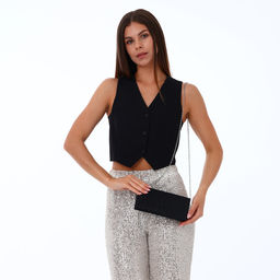 Сумка женская на магните, чёрная