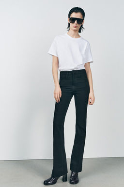 ZW COLLECTION BOOTCUT MID-WAIST JEANS - Zara фото 9