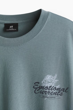 Camiseta con motivo estampado Loose Fit - H&m фото 28