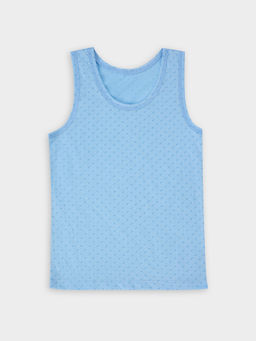 Майка для мальчиков голубая