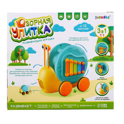 Развивающая игрушка Улитка, на верёвочке - Zabiaka фото 11